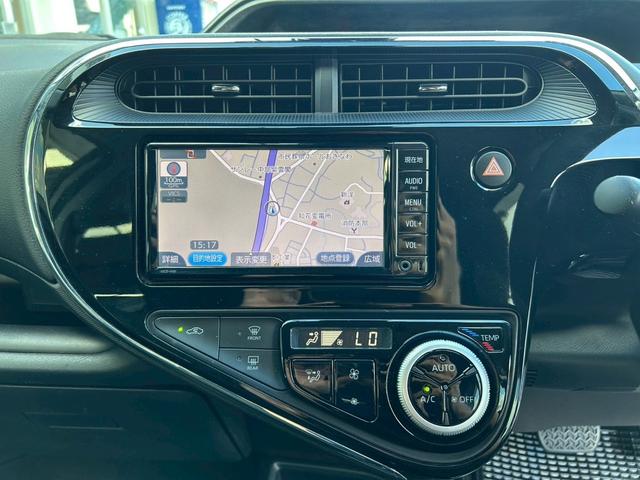 アクア Ｓスタイルブラック　純正ＮＡＶＩ＆ＴＶ・バックモニター・ＥＴＣ・Ｂｌｕｅｔｏｏｔｈ・トヨタセーフティセンス・プッシュスタート・スマートキー×２個・ステアリングスイッチ・コーナーセンサー・オートライト・車線逸脱警報装置（45枚目）