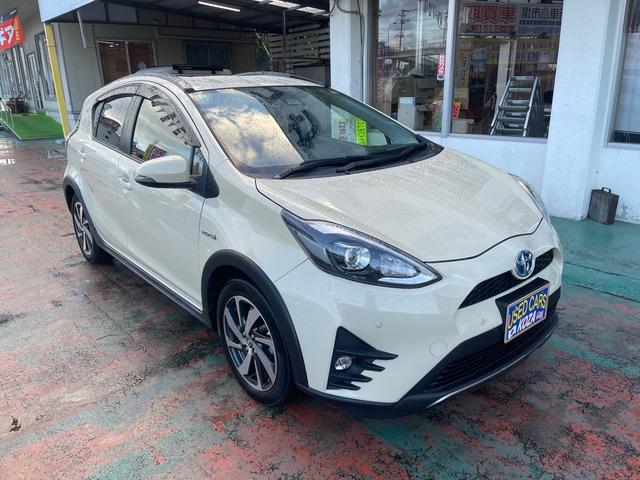 アクア クロスオーバー 純正NAVI&TV・バックモニター・Bluetooth・ステアリングスイッチ・コーナーセンサー・トヨタセーフティーセンス・車線逸脱警報装置・オートハイビーム・ルーフレール・ハーフレザーシート(12枚目)