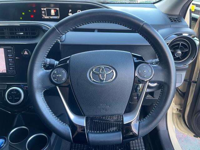 アクア クロスオーバー 純正NAVI&TV・バックモニター・Bluetooth・ステアリングスイッチ・コーナーセンサー・トヨタセーフティーセンス・車線逸脱警報装置・オートハイビーム・ルーフレール・ハーフレザーシート(30枚目)