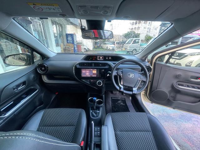 アクア クロスオーバー 純正NAVI&TV・バックモニター・Bluetooth・ステアリングスイッチ・コーナーセンサー・トヨタセーフティーセンス・車線逸脱警報装置・オートハイビーム・ルーフレール・ハーフレザーシート(56枚目)
