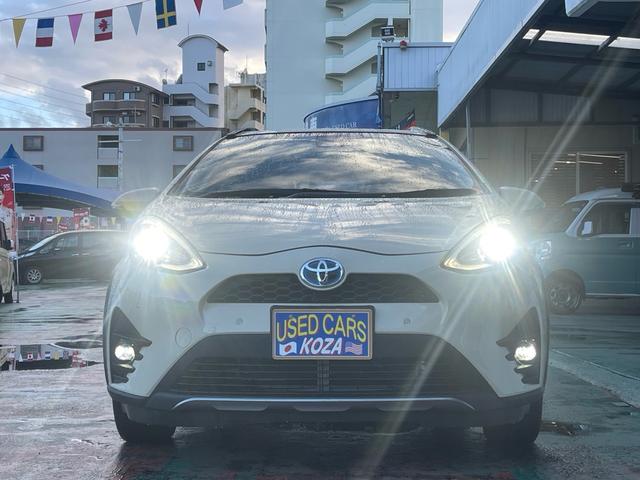 アクア クロスオーバー 純正NAVI&TV・バックモニター・Bluetooth・ステアリングスイッチ・コーナーセンサー・トヨタセーフティーセンス・車線逸脱警報装置・オートハイビーム・ルーフレール・ハーフレザーシート(72枚目)