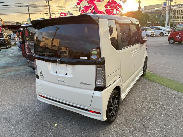 N-BOXカスタム G・ターボLパッケージ ナビ ETC プッシュスタート キーレスエントリー 両側パワースライドドア 衝突被害軽減システム アルミホイール(15枚目)