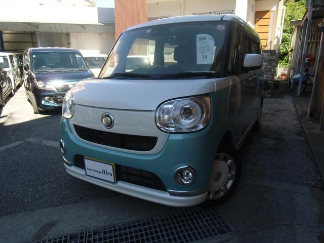 ムーヴキャンバス Ｇメイクアップ　ＳＡＩＩＩ　ＳＤナビＴＶ　バックモニター　両側電動スライドドア