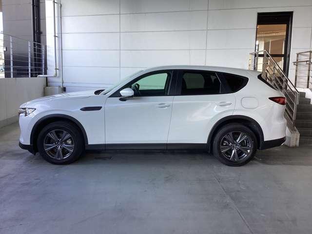 流れるようなデザインのサイドビュー。