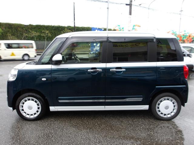 ムーヴキャンバス ストライプスＧ　衝突被害軽減ブレーキ　アイドリングストップ　白線逸脱警報　コーナーセンサー　誤発進抑制　横滑り防止装置　両側パワースライドドア　スマートキー　盗難防止装置　地デジ　ナビ　ＤＶＤ　ＳＤ　ＨＤＭＩ　ＥＴＣ（5枚目）