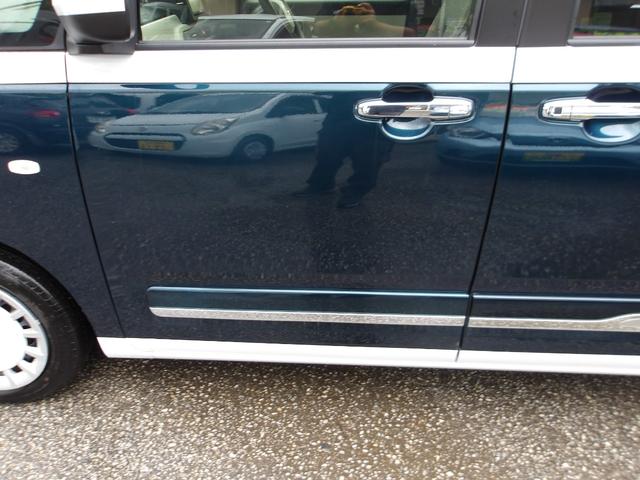 ムーヴキャンバス ストライプスＧ　衝突被害軽減ブレーキ　アイドリングストップ　白線逸脱警報　コーナーセンサー　誤発進抑制　横滑り防止装置　両側パワースライドドア　スマートキー　盗難防止装置　地デジ　ナビ　ＤＶＤ　ＳＤ　ＨＤＭＩ　ＥＴＣ（22枚目）