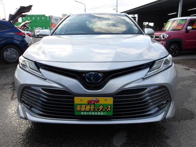 カムリ G 純正ナビ DVD Bluetooth バックモニター ETC LEDヘッドライト スペアキー パワーシート スペアタイヤ 衝突被害軽減ブレーキ 誤発進抑制機能 サイドエアバッグ クルーズコントロール(2枚目)