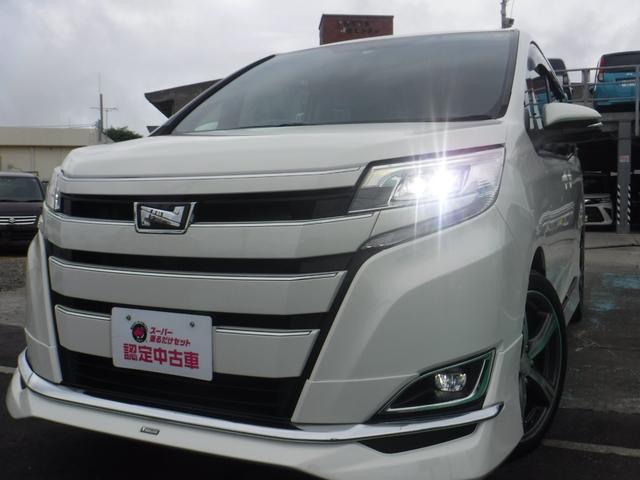 ノア Ｘ　モデリスタエアロ・ワンオーナ車・ＬＥＤヘッドライト・フルセグＴＶナビ・バックカメラ・Ｂｌｕｅｔｏｏｔｈオーディオ・社外１８インチアルミホイール（2枚目）