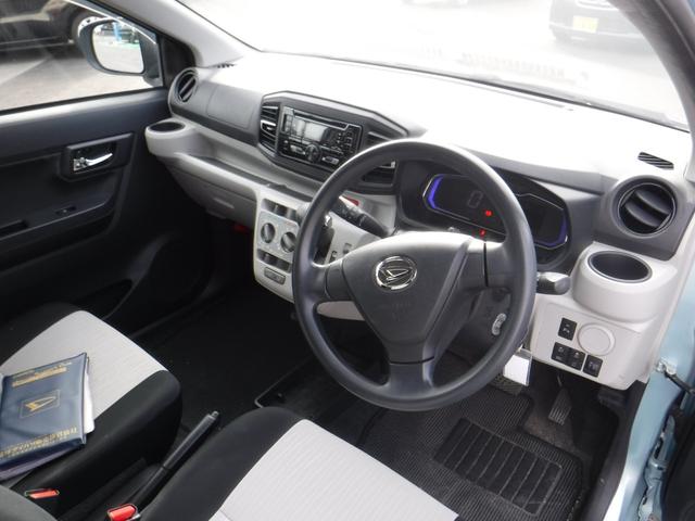 ミライース Ｘ　リミテッドＳＡＩＩＩ　ワンオーナー・走行２４，３００Ｋｍ・整備記録・Ｂｌｕｅｔｏｏｔｈ付きＣＤオーディオ・キーレス・リアワイパー（11枚目）