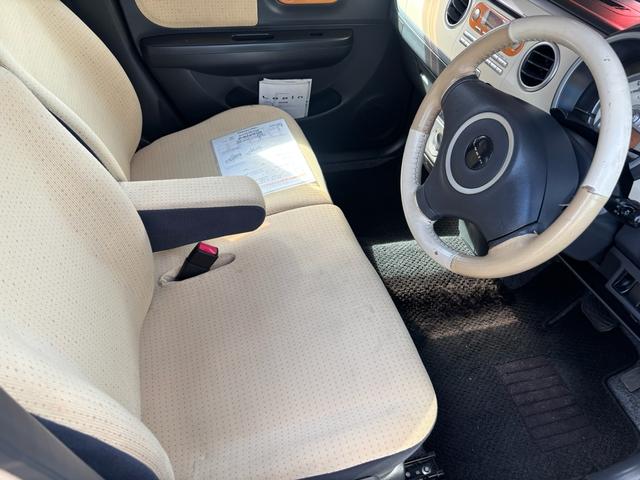 アルトラパン Ｘ　純正ＣＤオーディオ　ベンチシート　プッシュスタート　スマートキー２個　電動格納ミラー　ライトレベライザー　取説　ウィンカーミラー　ホワイトルーフ　サイドスカート　純正アルミ（2枚目）