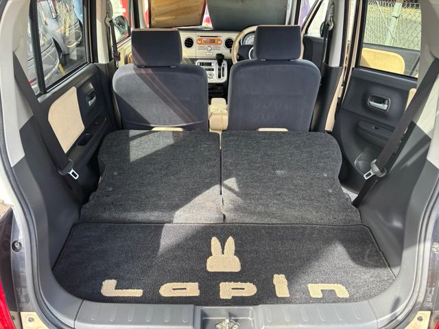 アルトラパン Ｘ　純正ＣＤオーディオ　ベンチシート　プッシュスタート　スマートキー２個　電動格納ミラー　ライトレベライザー　取説　ウィンカーミラー　ホワイトルーフ　サイドスカート　純正アルミ（7枚目）