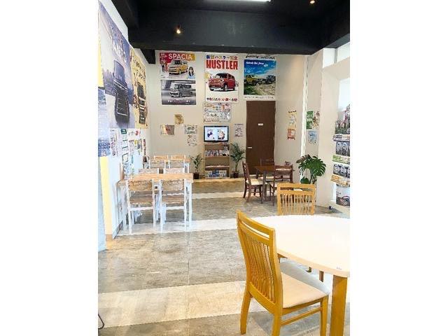 カフェ気分で商談できます。