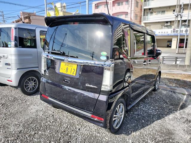 Ｎ－ＢＯＸカスタム Ｇ・Ａパッケージ　パワースライドドア・ワンセグＴＶ・ラジオ・ＨＩＤ・ベンチシート・キーレスエントリー・スマートキー