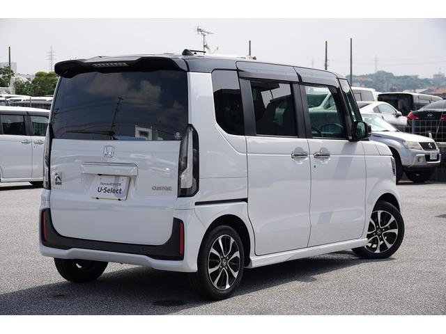 Ｎ－ＢＯＸカスタム コーディネートスタイル　純正ナビ　ドラレコ前　スマートキー、リアカメラ、カーナビ、ＴＶ、フロアマット、ドアバイザー　防錆済　オートクルーズ　フルセグ対応　Ｗ電動ドア　シートヒータ　ＬＥＤ　ＥＳＣ　ＥＴＣ　アイドリングストップ（8枚目）