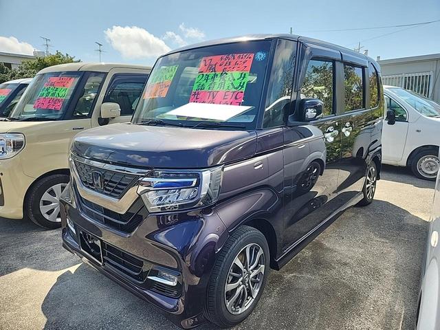 Ｎ－ＢＯＸカスタム Ｇ・ＥＸホンダセンシング　ＳＤナビ・フルセグＴＶ・ＥＴＣ・ＣＤ再生・ＤＶＤ再生・ＵＳＢ入力端子・Ｂｌｕｅｔｏｏｔｈ・バックカメラ・レーンアシスト・クリアランスソナー