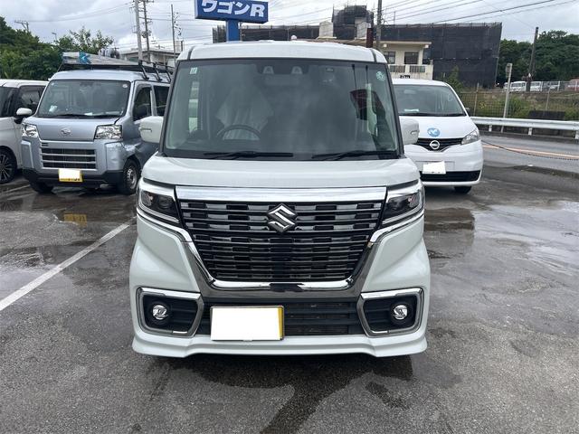 スペーシアカスタム ハイブリッドXS 7型TVナビ/Bカメラ/前後ドラレコ/両側電動SD/衝突軽減システム/クルコン/ハーフレザーシート/LEDフォグ/LEDヘッドライト/天井サーキュレーター/本革巻ハンドル/シートバックテーブル(2枚目)