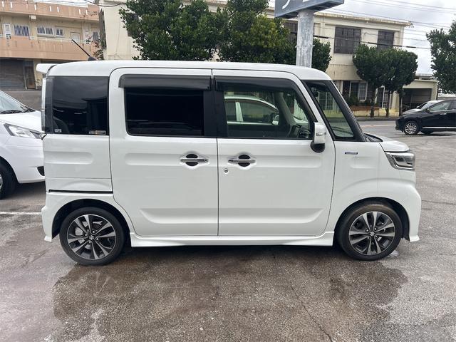 スペーシアカスタム ハイブリッドXS 7型TVナビ/Bカメラ/前後ドラレコ/両側電動SD/衝突軽減システム/クルコン/ハーフレザーシート/LEDフォグ/LEDヘッドライト/天井サーキュレーター/本革巻ハンドル/シートバックテーブル(8枚目)