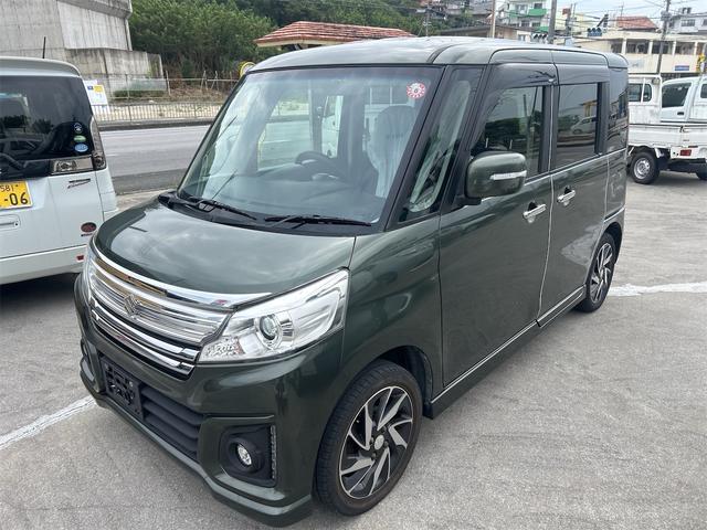 スペーシアカスタム XS 2年保証付/両側電動スラドア/プッシュスタート/運転席シートヒーター/アイドリングストップ/電動格納ミラー/革調シートカバー/15インチ純正AW/ディスチャージライト/フォグランプ(3枚目)