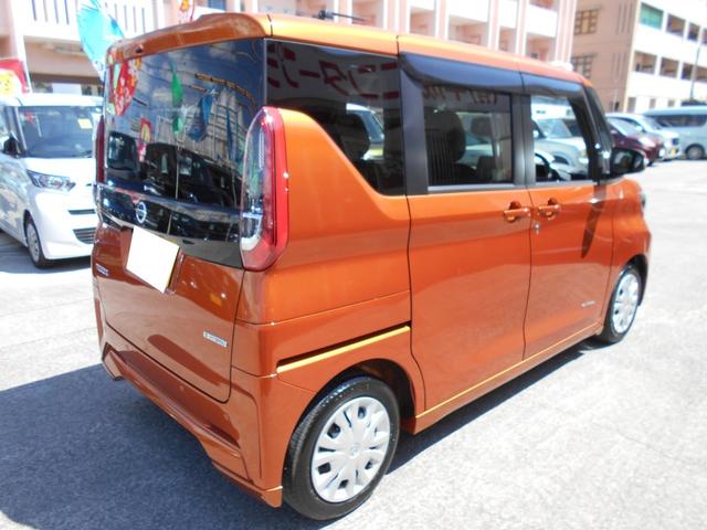 ルークス Ｘ　キーレスエントリー　スマートキー　クリアランスソナー　ベンチシート　フロントカメラ　サイドカメラ　バックカメラ　全周囲カメラ　オレンジ（10枚目）