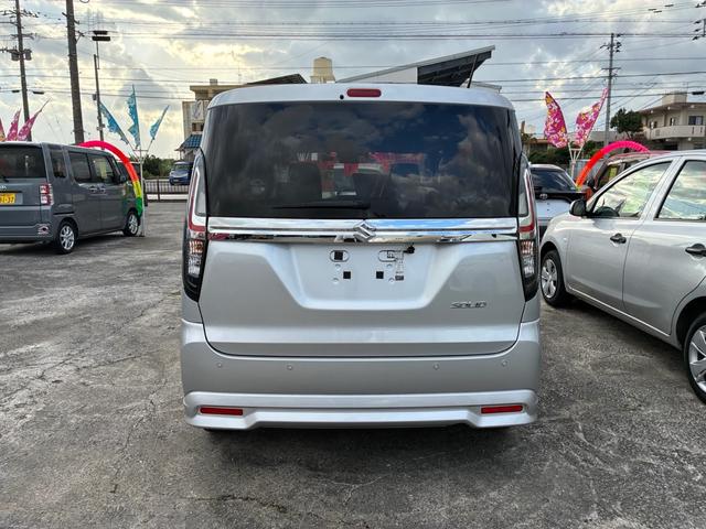 ソリオ G 社外ナビ・Bluetooth・ラジオ・AUX・ドライブレコーダー・バックカメラ・バックセンサー・ETC・左側電動スライドドア・オートライト・オートマチックハイビーム・フルフラット・ウォークスルー(5枚目)