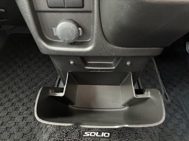 ソリオ G 社外ナビ・Bluetooth・ラジオ・AUX・ドライブレコーダー・バックカメラ・バックセンサー・ETC・左側電動スライドドア・オートライト・オートマチックハイビーム・フルフラット・ウォークスルー(27枚目)