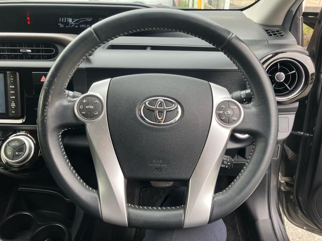 アクア Ｇ　ナビ　バックカメラ　クルーズコントロール　ＴＶ　スマートキー（22枚目）