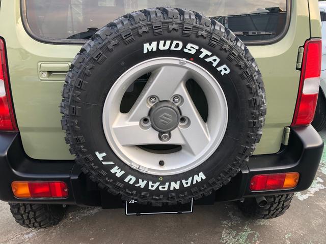 ジムニーシエラ 　ＪＢ４３Ｗ－３型　４ＡＴ　新品タイヤ（ＭＵＤＳＴＡＲ　ＷＡＮＰＡＫＵ　Ｍ／Ｔ　２１５／７５Ｒ１５）　　高低切替パートタイム４ＷＤ　色替（10枚目）