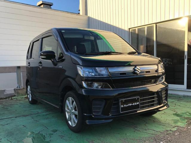 ワゴンR ハイブリッドFZ フルタイム4WD 衝突被害軽減カメラ 純正8インチナビ 純正バックカメラ ビルトインETC 社外ドラレコ 社外リモコンエンジンスターター(4枚目)