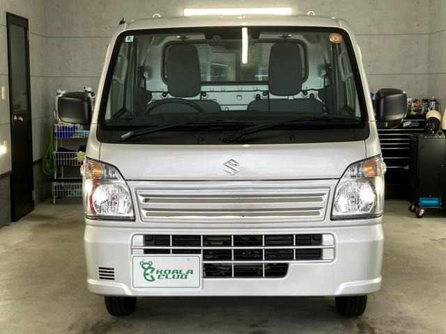 キャリイトラック ＫＣエアコン・パワステ農繁仕様　パートタイム４ＷＤ　キーレスエントリー　パワーウィンドー　リーフスプリング４枚　禁煙車　アイドルストップ　Ｗエアバッグ　オートライト　ＡＣ　ＰＳ　ＡＢＳ（3枚目）