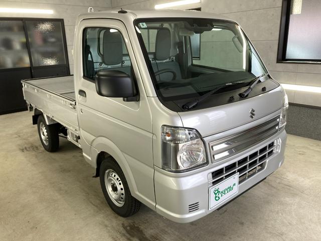 キャリイトラック ＫＣエアコン・パワステ農繁仕様　パートタイム４ＷＤ　キーレスエントリー　パワーウィンドー　リーフスプリング４枚　禁煙車　アイドルストップ　Ｗエアバッグ　オートライト　ＡＣ　ＰＳ　ＡＢＳ（4枚目）