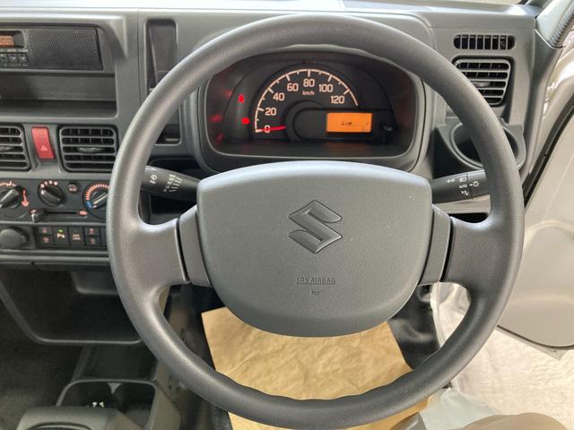 キャリイトラック ＫＣエアコン・パワステ農繁仕様　パートタイム４ＷＤ　キーレスエントリー　パワーウィンドー　リーフスプリング４枚　禁煙車　アイドルストップ　Ｗエアバッグ　オートライト　ＡＣ　ＰＳ　ＡＢＳ（24枚目）