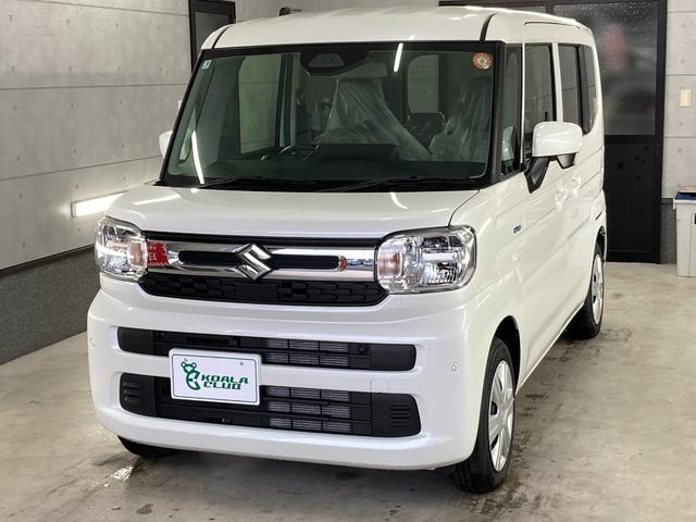 スペーシア ハイブリッドX 純正9インチTVナビ 左右オートスライドドア 360度カメラ LKAS スマートキー LED BT接続 禁煙 電格ミラー シートヒーター フルオートエアコン 衝突安全ボディ オートライト ベンチシート(2枚目)