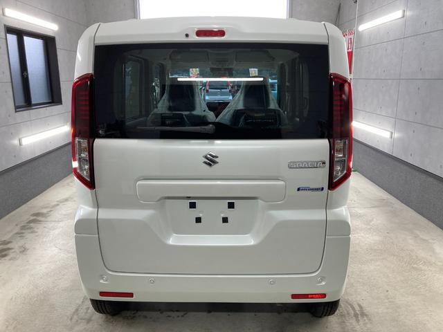 スペーシア ハイブリッドX 純正9インチTVナビ 左右オートスライドドア 360度カメラ LKAS スマートキー LED BT接続 禁煙 電格ミラー シートヒーター フルオートエアコン 衝突安全ボディ オートライト ベンチシート(8枚目)