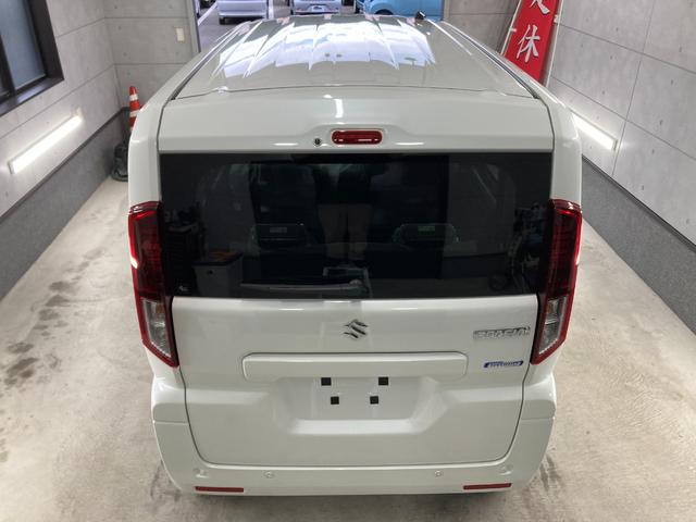 スペーシア ハイブリッドX 純正9インチTVナビ 左右オートスライドドア 360度カメラ LKAS スマートキー LED BT接続 禁煙 電格ミラー シートヒーター フルオートエアコン 衝突安全ボディ オートライト ベンチシート(9枚目)