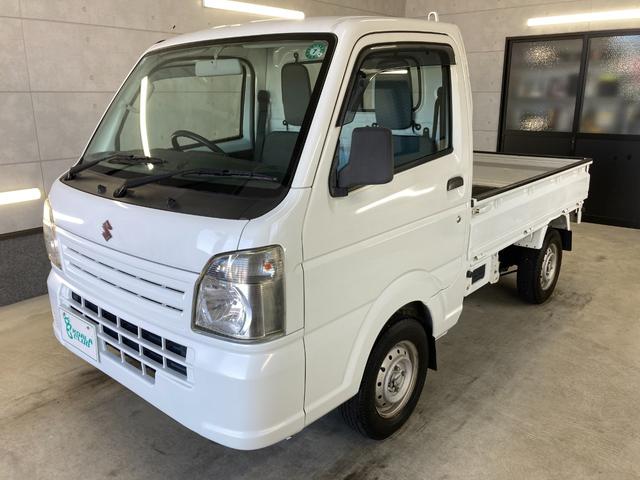 キャリイトラック ＫＣエアコン・パワステ　パートタイム４ＷＤ　パワステ　エアコン　運転席エアバック　ＥＴＣ　ヘッドライトレベライザー　マニュアル５速　バイザー　フロアマット　荷台マット　ゲートチェーン　ゲートプロテクター（12枚目）