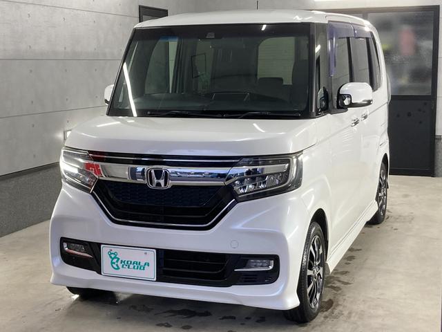 N-BOXカスタム G・EXホンダセンシング ナビTV Bluetooth バックカメラ ETC DVD フルセグ 両側スライド片側電動ドア レーンアシスト 衝突被害軽減装置 オートハイビーム LEDヘッドランプ オートクルーズ WSRS ABS(2枚目)