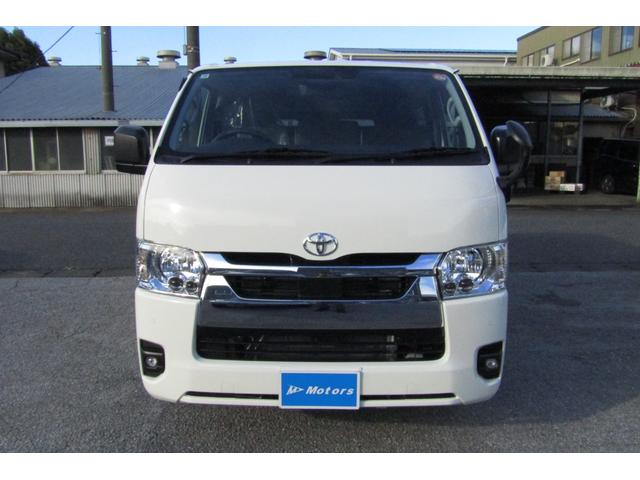 ハイエースバン ロングDX GLパッケージ 積載量1250kg LEDヘッドランプ LEDフォグランプ 純正15インチアルミホイール デジタルインナーミラー バックカメラ リヤクーラー・ヒーター スライドドアイージークローザー(4枚目)