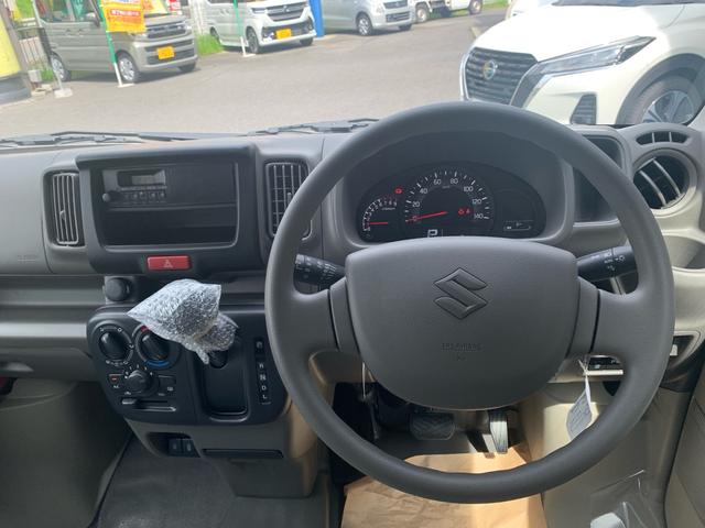 エブリイ ＰＡリミテッド　届出済未使用車　ＣＶＴ　ＬＥＤヘッドライト　デュアルカメラブレーキサポート　ＵＳＢソケット　両側スライドドア　運転席助手席パワーウインドウ　キーレス　ラジオ（4枚目）