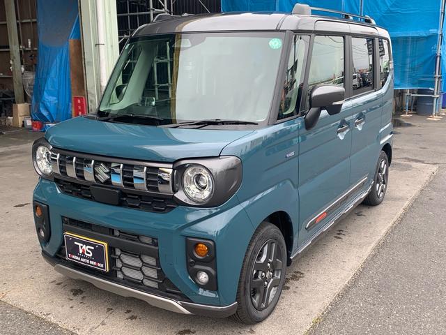 スペーシアギア ハイブリッドXZ 届出済未使用車 両側電動スライドドア デュアルブレーキサポート 運転席助手席シートヒーター ハンドルヒーター オートクルーズ プッシュスタート スマートキー ヘッドアップディスプレイ(17枚目)