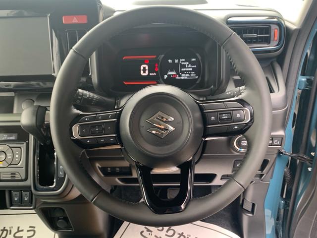 スペーシアギア ハイブリッドXZ 届出済未使用車 両側電動スライドドア デュアルブレーキサポート 運転席助手席シートヒーター ハンドルヒーター オートクルーズ プッシュスタート スマートキー ヘッドアップディスプレイ(18枚目)