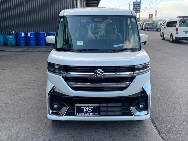 スペーシアカスタム ハイブリッドXS 届出済未使用車 両側電動スライドドア 運転席助手席シートヒーター ハンドルヒーター 電動パーキング LEDヘッドライト プッシュスタート スマートキー オートクルーズ アイドリングストップ(11枚目)