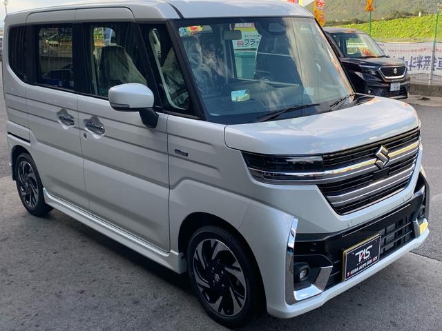 スペーシアカスタム ハイブリッドXS 届出済未使用車 両側電動スライドドア 運転席助手席シートヒーター ハンドルヒーター 電動パーキング LEDヘッドライト プッシュスタート スマートキー オートクルーズ アイドリングストップ(17枚目)