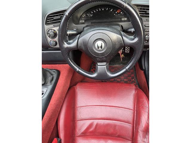 S2000 ベースグレード パワステ/オープンカー/6速ミッション車/社外マフラー/レザーシート/CDプレーヤー/車検あり(15枚目)