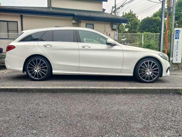 Ｃクラスステーションワゴン Ｃ２５０　ステーションワゴン　スポーツ　赤本革シート　シートヒーター　パワーシート　クルーズコントロール　パーキングアシスト　障害物センサー　衝突被害軽減ブレーキ　過給器設定モデル　ＥＴＣ（4枚目）