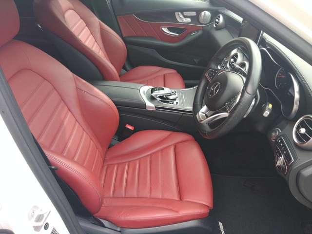 Ｃクラスステーションワゴン Ｃ２５０　ステーションワゴン　スポーツ　赤本革シート　シートヒーター　パワーシート　クルーズコントロール　パーキングアシスト　障害物センサー　衝突被害軽減ブレーキ　過給器設定モデル　ＥＴＣ（9枚目）