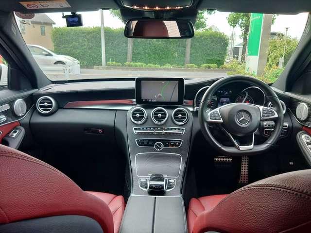 Ｃクラスステーションワゴン Ｃ２５０　ステーションワゴン　スポーツ　赤本革シート　シートヒーター　パワーシート　クルーズコントロール　パーキングアシスト　障害物センサー　衝突被害軽減ブレーキ　過給器設定モデル　ＥＴＣ（12枚目）