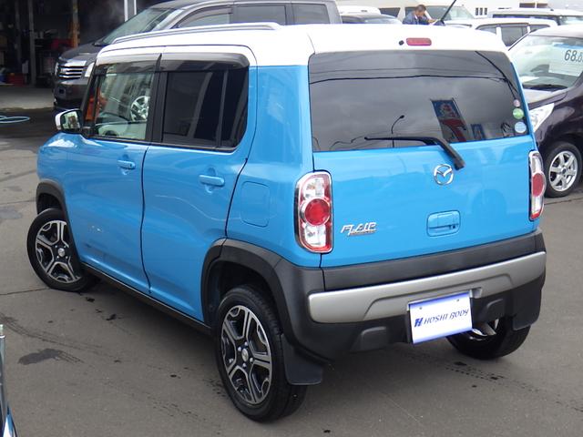 フレアクロスオーバー ＸＴ　エアＢ　ＡＵＴＯエアコン　ＰＷ　スマートキープッシュスタート　横滑り防止機能　シートヒーター　４ＷＤ　ＡＢＳ　キーレス　衝突安全ボディ　アイドリングＳ　ＲＢＳ（7枚目）