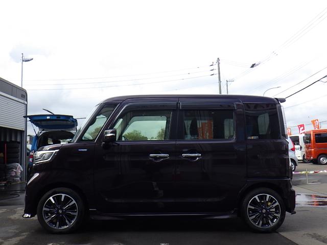 スペーシアカスタム ハイブリッドＸＳ　４ＷＤ車　スマキー　ソナー　キーレスエントリー　アイドルストップ　オートハイビーム　シートＨ　フルフラットシート　ＬＥＤヘッドライト　衝撃安全ボディー　オートライト　オートエアコン　ベンチシート　ＰＳ（8枚目）