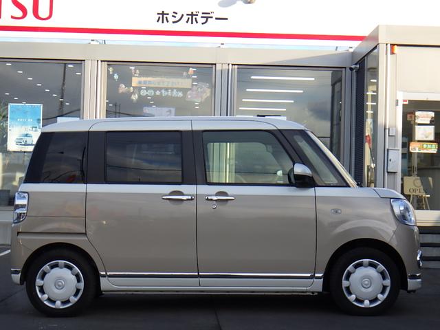 ムーヴキャンバス ＧメイクアップＶＳ　ＳＡＩＩＩ　パノラミックビューモニター　オートハイビーム　ＬＥＤヘッドランプ　オートライト　寒冷地仕様　衝突被害軽減システム　エアコン　キーフリーシステム　セキュリティアラーム　シートヒーター　スマートキー（4枚目）