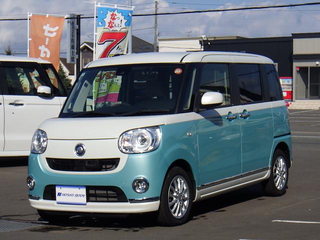 ムーヴキャンバス Ｘメイクアップ　ＳＡＩＩ　横滑り防止　リモコンキー　寒冷地仕様　オートエアコン　４ＷＤ　スマートキー　アイドリングストップ　オートライト　ベンチシート　軽減ブレーキ（4枚目）